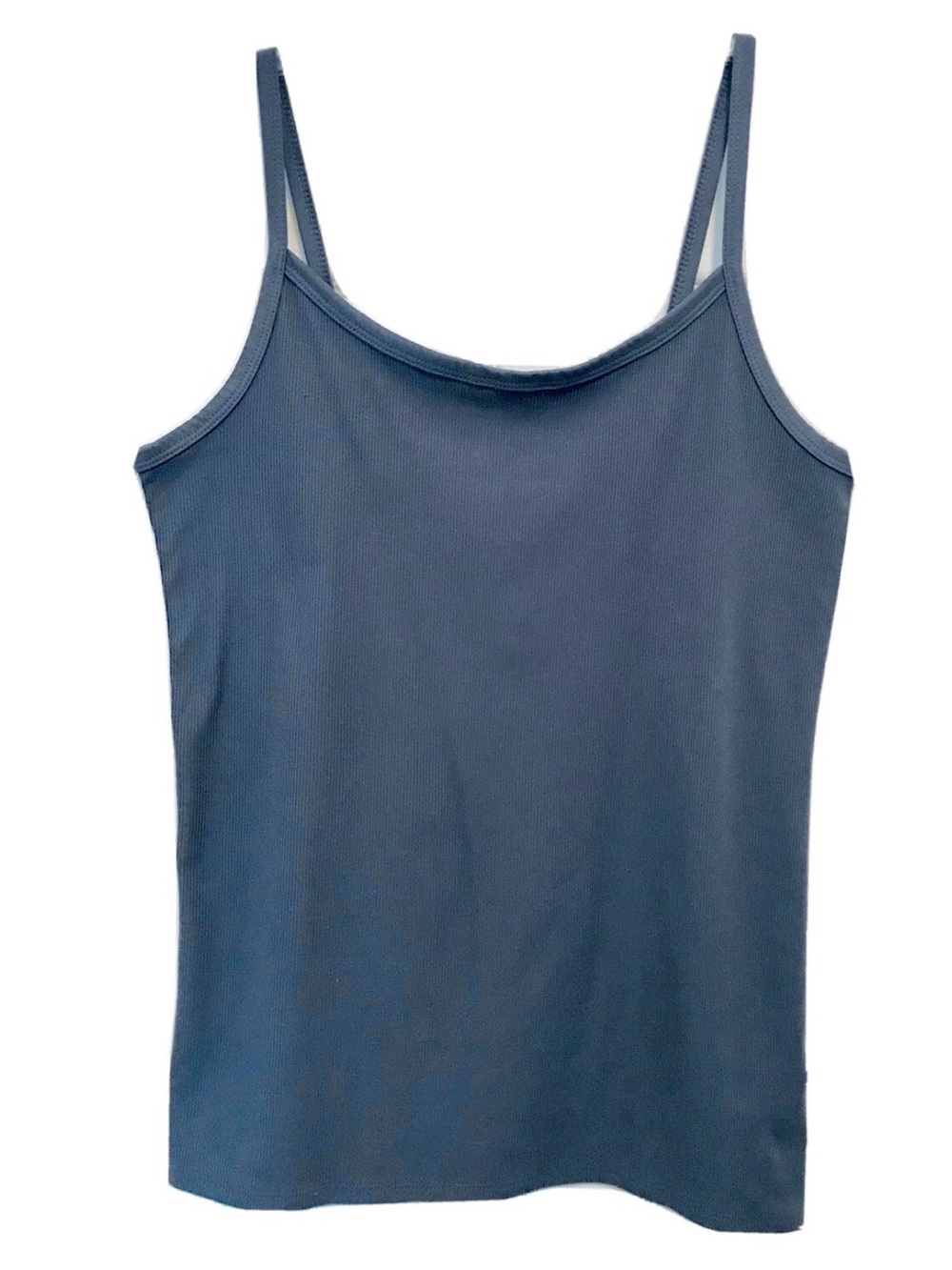 No Boundaries Womens Jr. XL 15-19 Slate Grey Spaghetti Strap Cami Tank Top